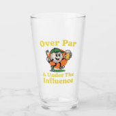 Verre Over Par et sous l'influence Golf Boire (Devant)