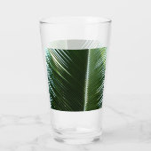 Verre Overlapping Palm Fronds Tropical Green Abstract (Dos)