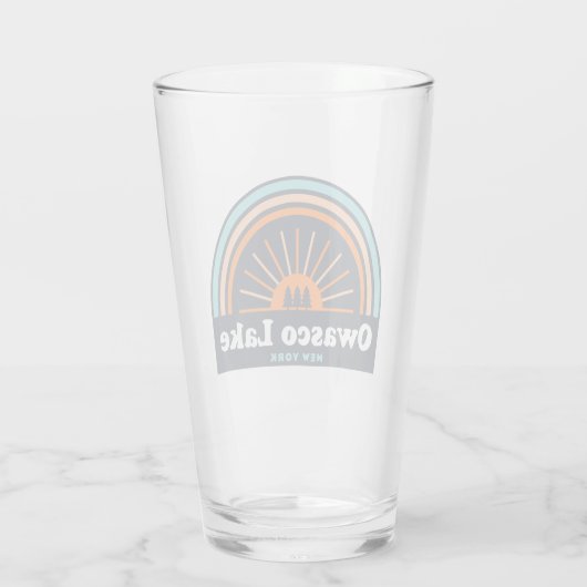 Verre Owasco Lake New York Rainbow (Dos)