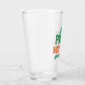 Verre Paddy not Patty Funny St. Patrick's Day (Droite)