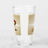 Verre Pain et vin La Dernière communion de Pâques (Gauche)