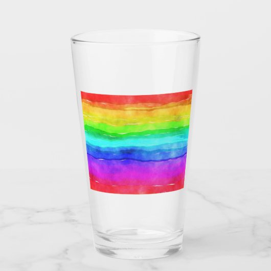 Verre Painted Rainbow (Devant)