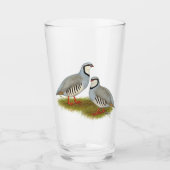 Verre Paire de perdrix de Chukar (Devant)