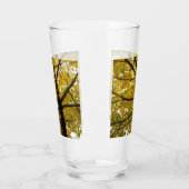 Verre Paire d'érables jaunes Nature d'automne (Gauche)