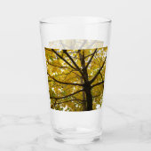 Verre Paire d'érables jaunes Nature d'automne (Devant)