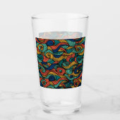 Verre Paisley haché (Devant)