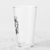 Verre Paix sur Terre Design Floral (Gauche)