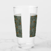 Verre Palm Feuilles & Oranges (Gauche)