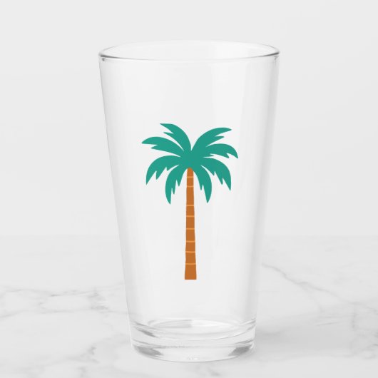 Verre Palmiers (Devant)