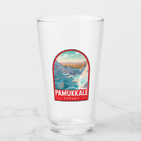 Pamukkale Turquie Travel Art Vintage