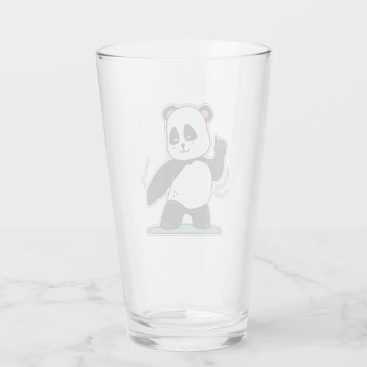Verre Panda de danse (Dos)