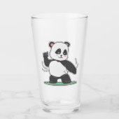 Verre Panda de danse (Devant)