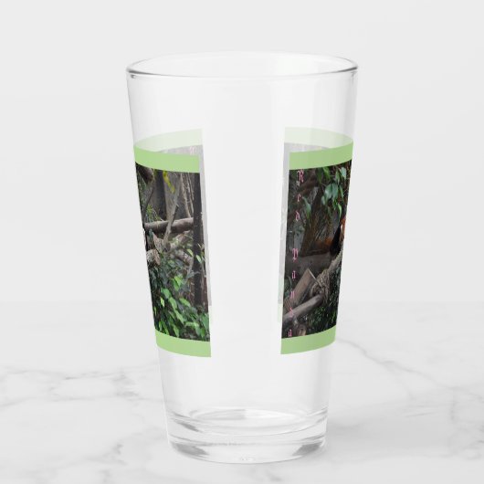 Verre Panda rouge mignon (Gauche)