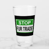 Verre Panneau commercial Stop Fur vert (Devant)
