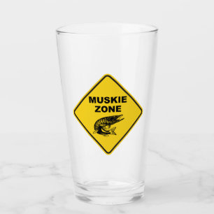 Verre Panneau de la zone de pêche Muskie
