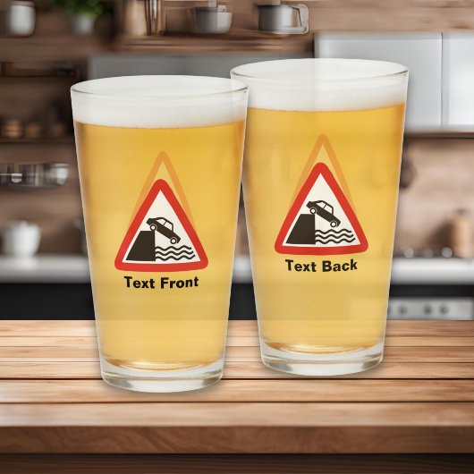 Verre Panneau de signalisation de quai