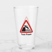 Verre Panneau de signalisation de quai (Devant)