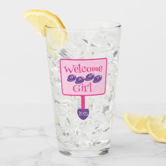 Verre Panneau Douche bébé rose mignonne et pourpre (Devant glace)