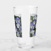 Verre Pansies violettes Jardin Floral (Droite)