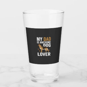 Verre Papa amateur de chien est formidable