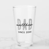 Verre Papa Depuis 20XX Moderne Simple Preppy (Devant)