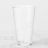 Verre Papa Établit Gras Noir Blanc (Dos)