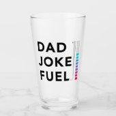 Verre Papa Joke Carburant drôle Fête des pères (Devant)