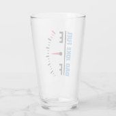 Verre Papa Joke Carburant drôle Fête des pères (Dos)