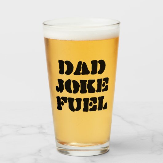 Verre Papa Joke Fuel - Fantastique fête des pères (Devant (rempli))