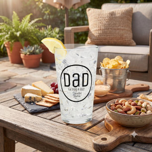 Verre Papa Moderne Noms Simples des Enfants