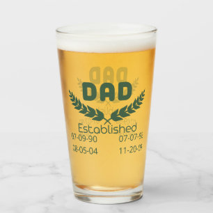 Verre Papa Personnalisé Établit