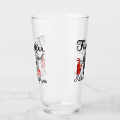 Verre Papa pompier | Cadeaux de Fête des pères (Gauche)
