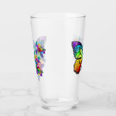 Verre Papillon arc-en-ciel (Droite)