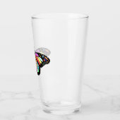 Verre Papillon coloré RP (Gauche)