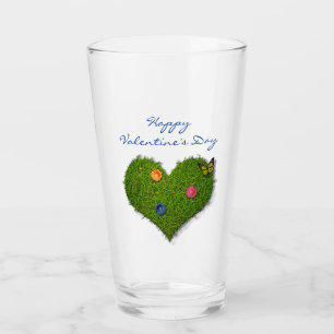 Verre Papillon en forme de coeur