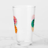 Verre Papillon et fleurs (Gauche)