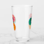 Verre Papillon et fleurs (Droite)