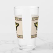 Verre Papillon Southwestern jaune Swallowtail (Gauche)