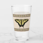 Verre Papillon Southwestern jaune Swallowtail (Devant)