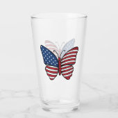 Verre Papillon USA - Numéro de drapeau 62614 (Dos)