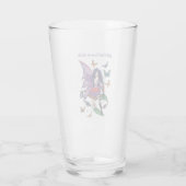 Verre Papillons aux champignons poilus (Dos)