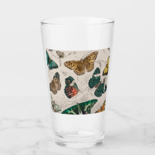 Verre Papillons Collection Antique Papillons
