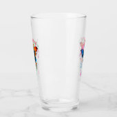 Verre Papillons et pinceau (Gauche)