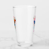 Verre Papillons et pinceau (Droite)