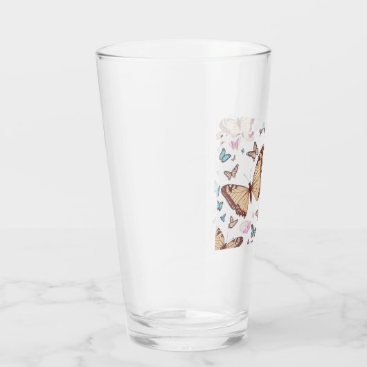 Verre Papillons mignons (Droite)