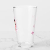 Verre Papillons roses Quinceanera (Gauche)