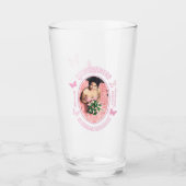 Verre Papillons roses Quinceanera (Devant)