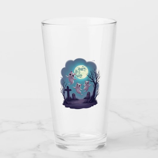 Verre Parade de chat fantôme (Devant)