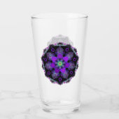 Verre Parapluie violet & coeurs .7 (Dos)