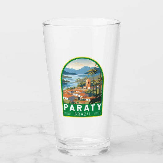 Verre Paraty Brésil Travel Art Vintage (Devant)